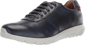 img 4 attached to 👞 Stylish Fashion Sneakers for Men: Marc Joseph New York Leather Shoes