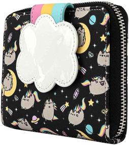img 3 attached to 🦄 Loungefly Pusheen Rainbow Unicorn Zip Around Wallet: A Whimsical and Stylish Accessory