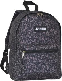 img 2 attached to Everest Basic Pattern Backpack Prism Outdoor Recreation for Camping & Hiking