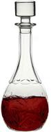 bezrat wine decanter - premium hand blown lead-free 🍷 crystal glass, red wine carafe - ideal wine gift and accessories логотип