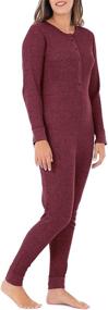 img 1 attached to 🌸 Stay Cozy in Style with Fruit of the Loom Premium Thermal Women's Clothing for Lingerie, Sleep & Lounge