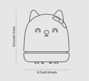 img 2 attached to 🐈 SOKLIT Portable Cordless Mini Desktop Cat Vacuum Desk Dust Cleaner Sweeper USB Charging for Home Office Keyboard Cleaning Dust Crumbs Piano