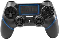 wireless ps4 controller - c200 gamepad dualshock 4 console for playstation 4 with touch panel joypad, dual vibration, and remote control joystick логотип