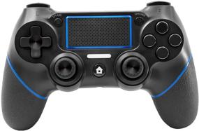 img 4 attached to Wireless PS4 Controller - C200 Gamepad DualShock 4 Console for Playstation 4 with Touch Panel Joypad, Dual Vibration, and Remote Control Joystick