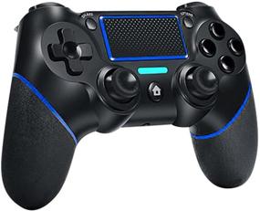 img 3 attached to Wireless PS4 Controller - C200 Gamepad DualShock 4 Console for Playstation 4 with Touch Panel Joypad, Dual Vibration, and Remote Control Joystick