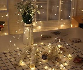 img 3 attached to 🌟 6M 40-Light Star Fairy Lights: Perfect Decoration for Christmas, Halloween, Valentines Party, Home & Bedroom