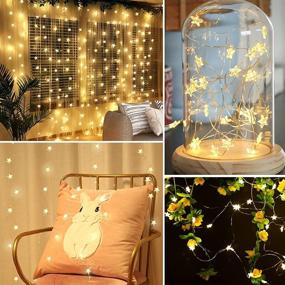 img 1 attached to 🌟 6M 40-Light Star Fairy Lights: Perfect Decoration for Christmas, Halloween, Valentines Party, Home & Bedroom