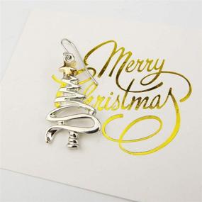 img 3 attached to 🎄 Cute Christmas Tree Dangle Earrings Golden Silver Tone - Perfect Holiday Gift for Women and Girls