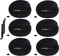 🚲 ar-pro road/mountain bike replacement inner tubes - 26'', 27.5'', 29'' + presta valve - 42mm - 6 tubes + 2 tire levers logo