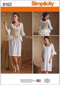 img 3 attached to 👗 18th Century Women's Undergarments Sewing Pattern by Simplicity 8162 - Sizes 14-22, Historical Costume