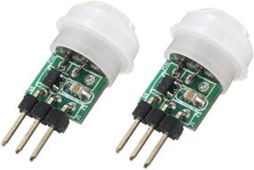 img 4 attached to 🔍 Onyehn IR Pyroelectric PIR Motion Sensor Modules - Pack of 2pcs | DC 2.7 to 12V Detector for Infrared Detection