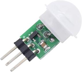 img 1 attached to 🔍 Onyehn IR Pyroelectric PIR Motion Sensor Modules - Pack of 2pcs | DC 2.7 to 12V Detector for Infrared Detection