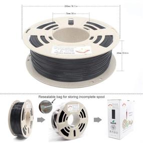 img 1 attached to 🖨️ Black 1.75mm Reprapper Printer Filament