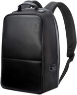 bopai anti-theft business backpack 15.6" laptop water-resistant with usb port | travel backpack for men | black logo