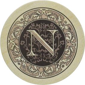 img 1 attached to Thirstystone Absorbent Drink Coasters Monogram Food Service Equipment & Supplies in Tabletop & Serveware