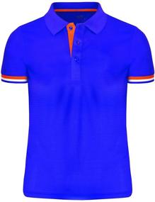 img 3 attached to 👕 BCPOLO Men's Blue Casual Shirt: Short Sleeve Fashion Essential