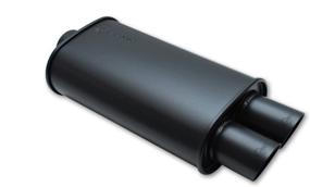 img 1 attached to 🔈 Vibrant 1149 Streetpower Black Flat Oval 3-inch Performance Muffler