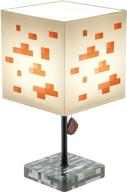 💡 minecraft table lamp: metal base & fabric shade with redstone chain pull - illuminate your space with pixelated style! логотип