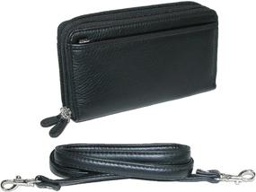 img 3 attached to Buxton Pebbled Double String Wallet: Fashionable Women's Handbags & Wallets