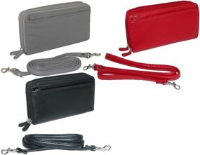 img 1 attached to Buxton Pebbled Double String Wallet: Fashionable Women's Handbags & Wallets