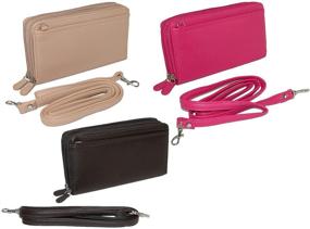 img 2 attached to Buxton Pebbled Double String Wallet: Fashionable Women's Handbags & Wallets