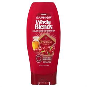 img 3 attached to 🌺 Garnier Whole Blends Color Care Conditioner with Argan Oil & Cranberry Extracts - 12.5 Fl Oz