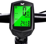 🚲 wnpa bicycle speedometer odometer: wireless waterproof cycle bike computer with lcd backlight display – track speed, distance, and more! логотип