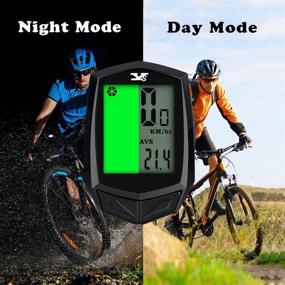 img 3 attached to 🚲 WNPA Bicycle Speedometer Odometer: Wireless Waterproof Cycle Bike Computer with LCD Backlight Display – Track Speed, Distance, and More!