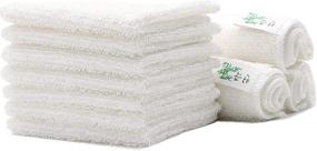 img 4 attached to 🎍 Bamboo Dish Cloths and Towels: Super Absorbent Cleaning Set with Environmentally Friendly Bamboo Fiber