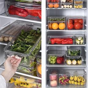 img 3 attached to Refrigerator Organizer Lids 10PCS Stackable Organization