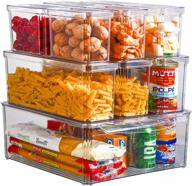 refrigerator organizer lids 10pcs stackable organization logo
