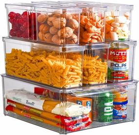 img 4 attached to Refrigerator Organizer Lids 10PCS Stackable Organization