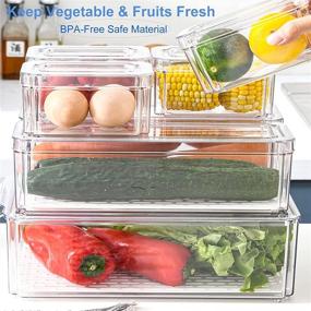 img 1 attached to Refrigerator Organizer Lids 10PCS Stackable Organization