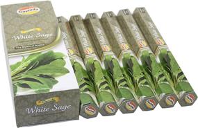 img 2 attached to 🌿 Govinda Incense - White Sage - Pack of 120 Premium Incense Sticks, Masala Coated