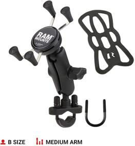 img 3 attached to 📱 RAM MOUNTS X-Grip Phone Holder with Handlebar U-Bolt Attachment