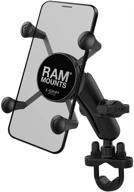 📱 ram mounts x-grip phone holder with handlebar u-bolt attachment logo