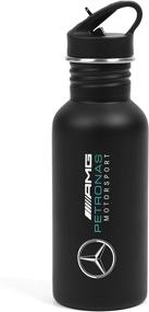 img 2 attached to High-Quality Unisex Formula 1 Mercedes-AMG Petronas Sports Bottle: Black, One Size - Stay Hydrated on the Go!