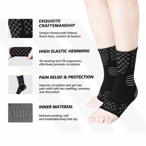 img 2 attached to INDEEMAX Compression Breathable Fasciitis Tendonitis