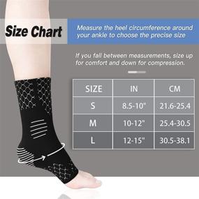 img 3 attached to INDEEMAX Compression Breathable Fasciitis Tendonitis