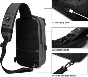 img 2 attached to Рюкзак Зарядка Легкий Crossbody Водонепроницаемый