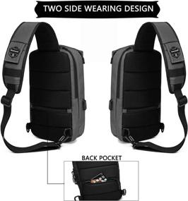 img 1 attached to Backpack Charging Lightweight Crossbody Waterproof