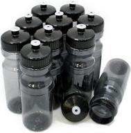 rolling bpa free charcoal plastic bottles logo