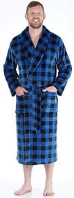 img 1 attached to 🛀 PajamaMania XL Sleeve Fleece Bathrobe PM2401 2093