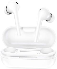 img 4 attached to Falwedi T16 Waterproof Wireless Bluetooth Earbuds with 28H Cyclic 🎧 Playtime, Charging Case and Mic - In-Ear Stereo Earphones for Sports