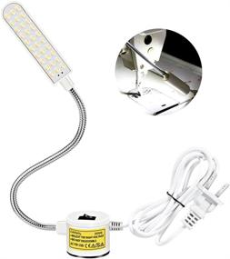 img 4 attached to 🧵 Versatile Sewing Machine Light with Magnetic Mounting Base - HengBo LED Gooseneck Work Lamp for Crafts & Sewing