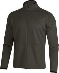 img 4 attached to 🏃 Zengjo Men's Running Jacket: Ultimate Performance and Style for Active Men