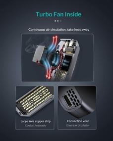 img 1 attached to 💨 Yottamaster M.2 NVMe SSD Enclosure: Turbo Cooling Fan, USB3.1 Type-C, M-Key & M+B Key, UASP Supported [MS2]