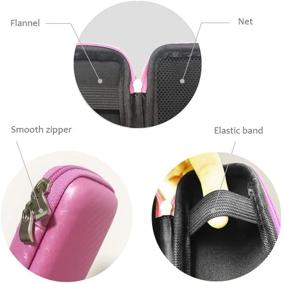 img 1 attached to 🖊️ YINVA Pen Case for Apple Pencil Generation 2, Apple Pen 1st Gen Accessories Storage Box for Stylus Pen Holder with iPad Cable Charger Head Carrying Case - Pink