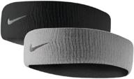 nike dri fit home headband black logo