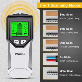 img 3 attached to Advanced 5-in-1 Stud Finder Wall Scanner with Intelligent Microprocessor Chip and HD LCD Display - Locate Studs, AC Wires, Metal Studs, Joists, and Pipes with Precision